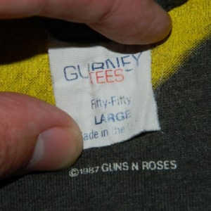 Vintage GUNS N ROSES 1987 APPETITE FOR DESTRUCTION T-Shirt