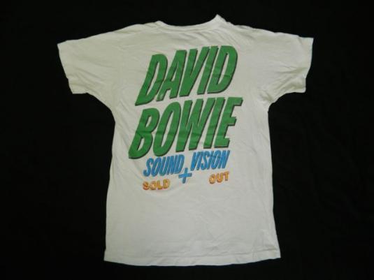 Vintage DAVID BOWIE SOUND + VISION 1990 TOUR T-Shirt | Defunkd