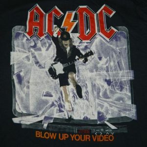 Vintage AC/DC 1988 Blow Up Your Video Tour T-Shirt