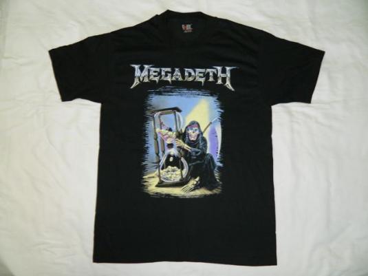 Vintage NOS MEGADETH COUNTDOWN TO EXTINCTION TOUR T-Shirt