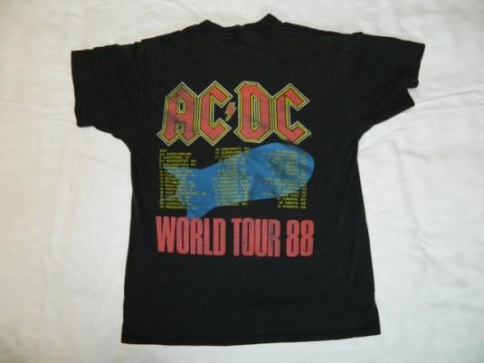Vintage AC/DC 1988 Tour T-shirt | Defunkd
