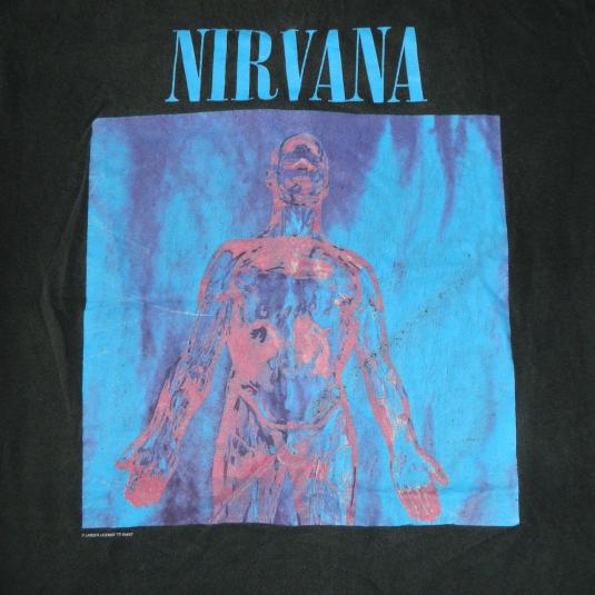 Vintage NIRVANA SLIVER T-SHIRT 90S ORIGINAL Kurt Cobain