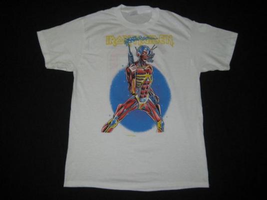 vintage IRON MAIDEN LOCAL KREW 1987 TOUR T-Shirt XL crew 80s