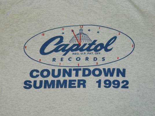 Vintage MEGADETH 1992 COUNTDOWN TO EXTINCTION PROMO T-Shirt