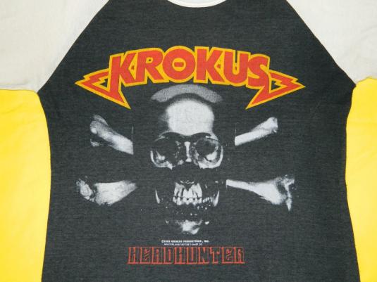 KROKUS 解散ツアー Tシャツ Vintage 1984/1985 Krokus 