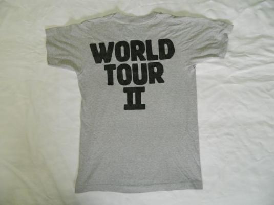 Vintage JOAN JETT 80S WORLD TOUR II T-Shirt tour concert
