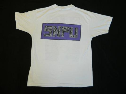 Vintage SNFU 1988 Tour T-shirt 80s Punk XL Original concert | Defunkd