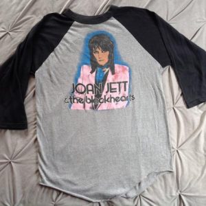 Vintage JOAN JETT 1982 Tour Jersey t-shirt 80s