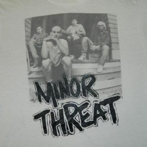 Vintage MINOR THREAT 80S SALAD DAYS T-SHIRT XL PUNK SXE