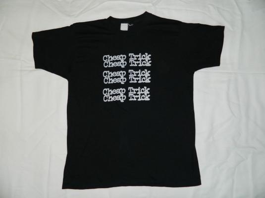 Vintage CHEAP TRICK CREW 1982 CONCERT T-Shirt TOUR 80S local | Defunkd