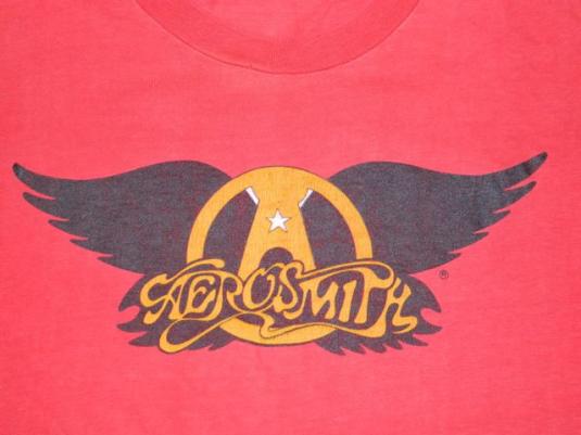 Vintage 70S AEROSMITH T-SHIRT promo concert tour