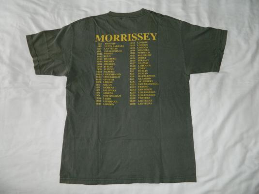 Vintage MORRISSEY 90S TOUR T-Shirt MALADJUSTED the smiths
