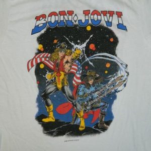 Vintage BON JOVI 1989 TOUR T-Shirt CAPTAIN KIDD