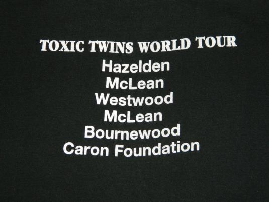 Vintage AEROSMITH TOXIC TWINS TOUR T-Shirt 80s