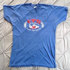 Vintage 1983 Half Marathon CPR Run T-Shirt 80s soft thin