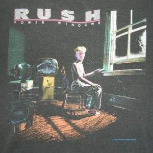 Vintage RUSH 1985 Power Windows Tour T-shirt