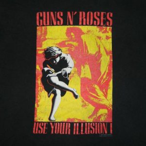 Vintage GUNS N ROSES 1991 USE YOUR ILLUSION T-Shirt tour