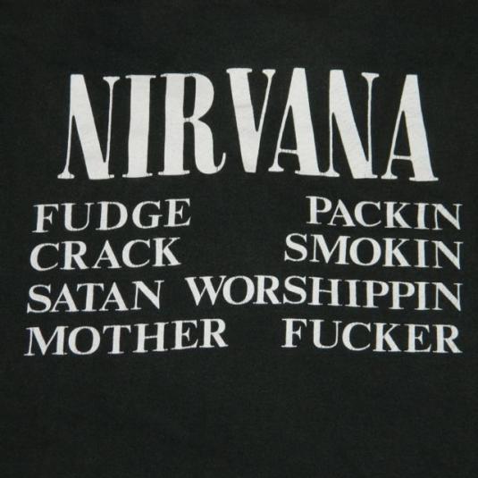 nirvana fudge t-shirt