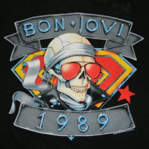 Vintage BON JOVI 1988 TOUR T-Shirt jon concert