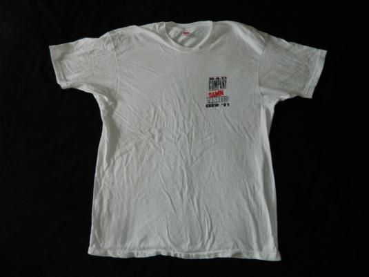 Vintage BAD COMPANY DAMN YANKEES 1991 CREW T-Shirt tour