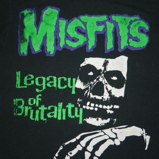 Vintage MISFITS 80s Legacy Of Brutality T-Shirt XL