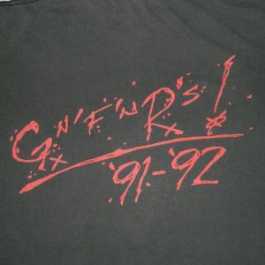 Vintage GUNS N ROSES 1991 UYI TOUR T-Shirt GnF'nR's!