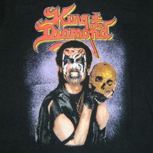 Vintage KING DIAMOND 1989 Conspiracy Tour T-shirt Large