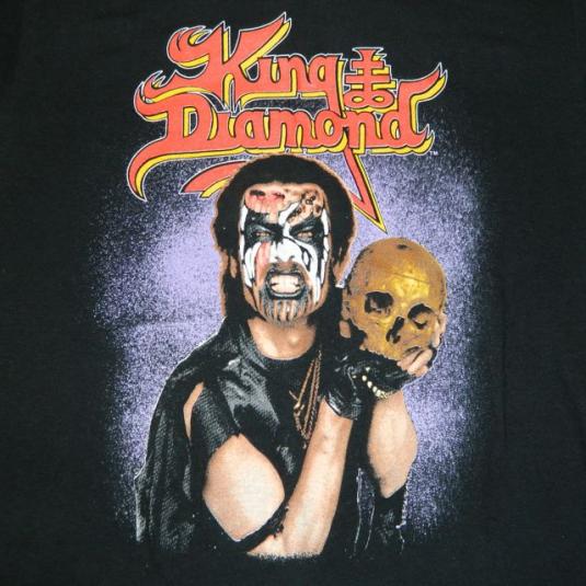 Vintage KING DIAMOND 1989 Conspiracy Tour Tshirt Large Defunkd