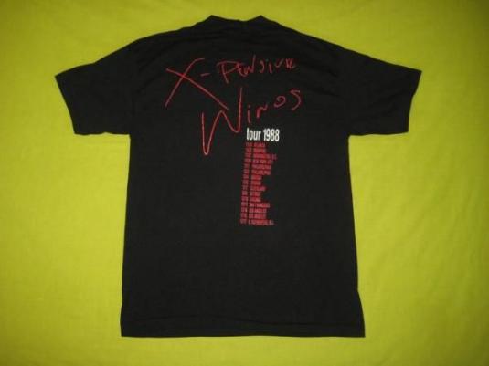 vintage KEITH RICHARDS X-PENSIVE WINOS 1988 TOUR T-Shirt nos | Defunkd