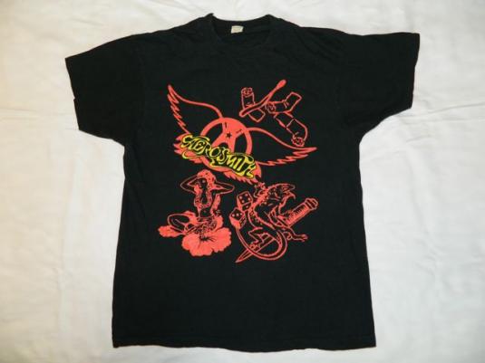 Vintage Aerosmith 1988 Permanent Vacation Tour T-shirt | Defunkd