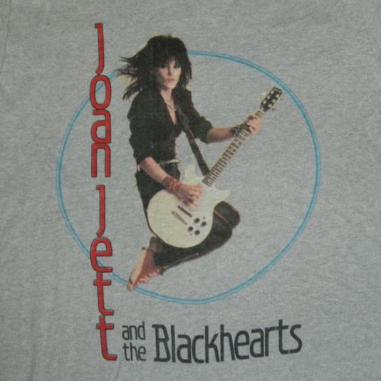 Vintage JOAN JETT 80S WORLD TOUR II T-Shirt tour concert