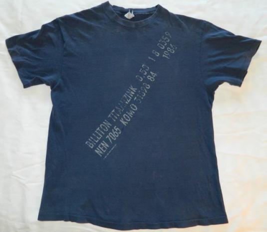 Vintage NEW ORDER 1986 BROTHERHOOD TOUR T-Shirt concert tee