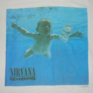 Vintage NIRVANA NEVERMIND 1992 TOUR T-Shirt Kurt Cobain