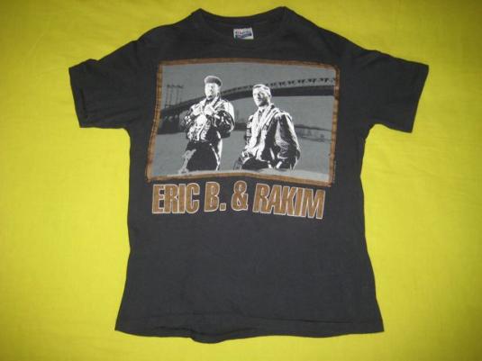 vintage EIC B. & RAKIM PAID IN FULL T-Shirt 1988 Tour OG