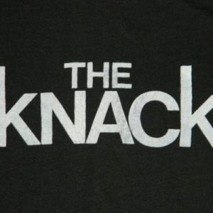 Vintage 1979 THE KNACK Promo T-Shirt tour 70s concert