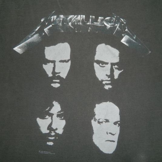 Vintage METALLICA 1991-1992 TOUR T-Shirt concert 90s