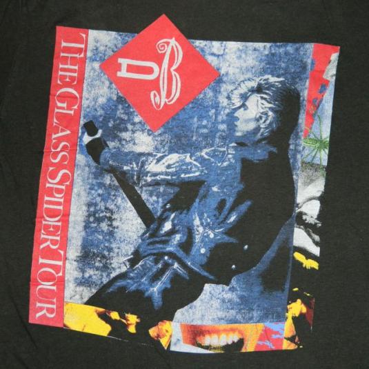 Vintage DAVID BOWIE 1987 GLASS SPIDER TOUR T-Shirt XL | Defunkd