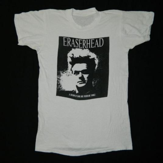Vintage 70s ERASERHEAD MOVIE T-Shirt DAVID LYNCH film horror