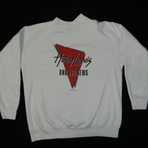 Vintage HUEY LEWIS AND THE NEWS 80S TOUR SWEATSHIRT t-shirt