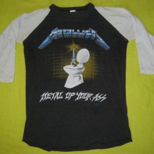 vintage METALLICA 1985 MUYA TOUR JERSEY t-shirt Wild Oates