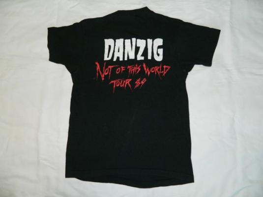 Vintage 1989 DANZIG NOT OF THIS WORLD TOUR T-SHIRT