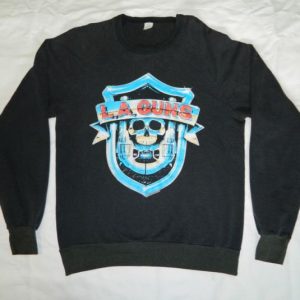 Vintage LA GUNS SWEATSHIRT 1989 TOUR t-shirt