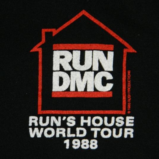 Vintage RUN DMC 1988 RUN’S HOUSE TOUR SWEATSHIRT t-shirt