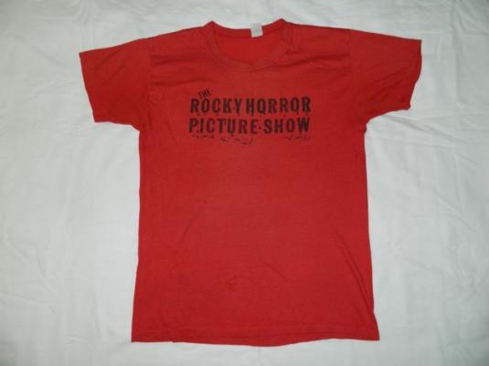 Vintage THE ROCKY HORROR PICTURE SHOW 80S T-Shirt cult film