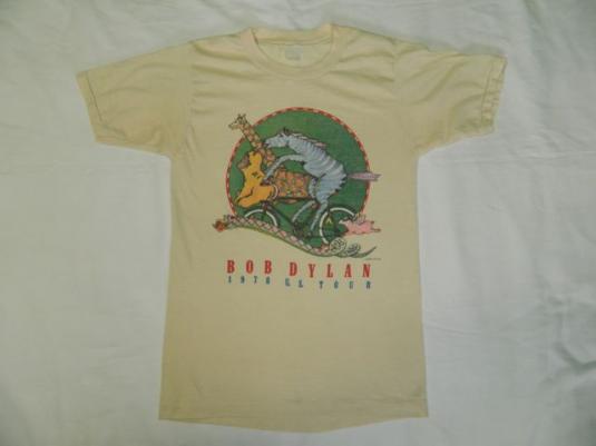 Vintage 1978 BOB DYLAN Tour T-Shirt 70s concert original