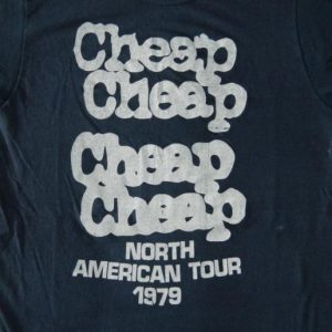 Vintage CHEAP TRICK CHEAP CHEAP 1979 TOUR T-Shirt 70S