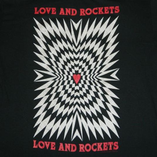 Vintage LOVE AND ROCKETS 1989 Promo T-Shirt