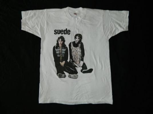 Vintage SUEDE 1993 THE DROWNERS T-Shirt 90s band