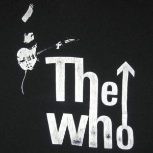 vintage THE WHO 1979 CONCERT T-Shirt tour 70s