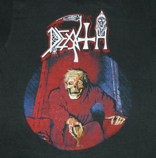 Vintage DEATH 1987 SCREAM BLOODY GORE T-Shirt ORIGINAL